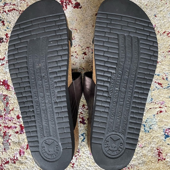 Mephisto women’s Helen gray thong sandal 38 US 8 - Picture 4 of 5